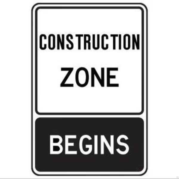 Accuform TEMPORARY CONDITION SIGN FRW131RA FRW131RA - main